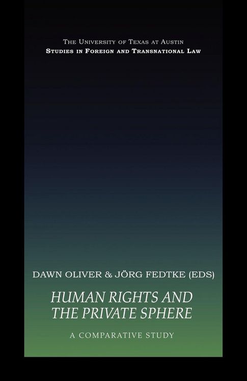 Produktbild: Human Rights and the Private Sphere