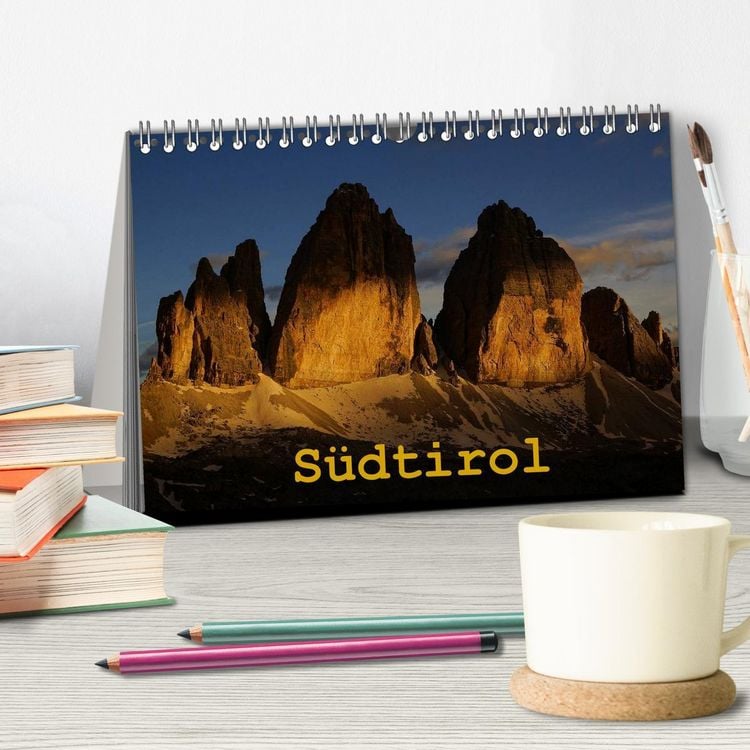 Produktbild: S&uuml;dtirol im Jahreslauf (Tischkalender 2026 DIN A5 quer), CALVENDO Monatskalender
