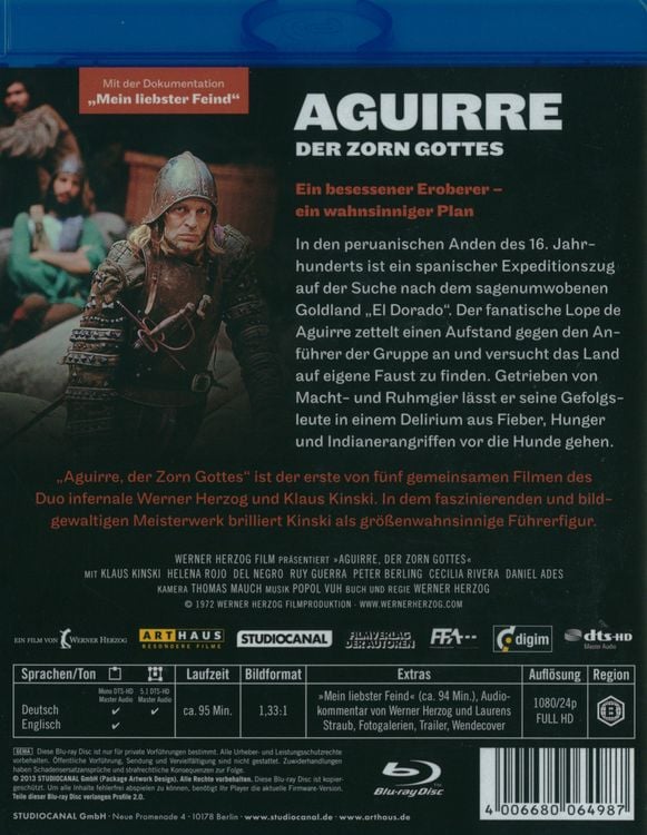 Produktbild: Aguirre - Der Zorn Gottes