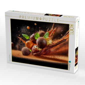 Produktbild: CALVENDO Puzzle Pralinen und Schokolade | 1000 Teile Lege-Gr&ouml;&szlig;e 64x48cm Foto-Puzzle f&uuml;r gl&uuml;ckliche Stunden