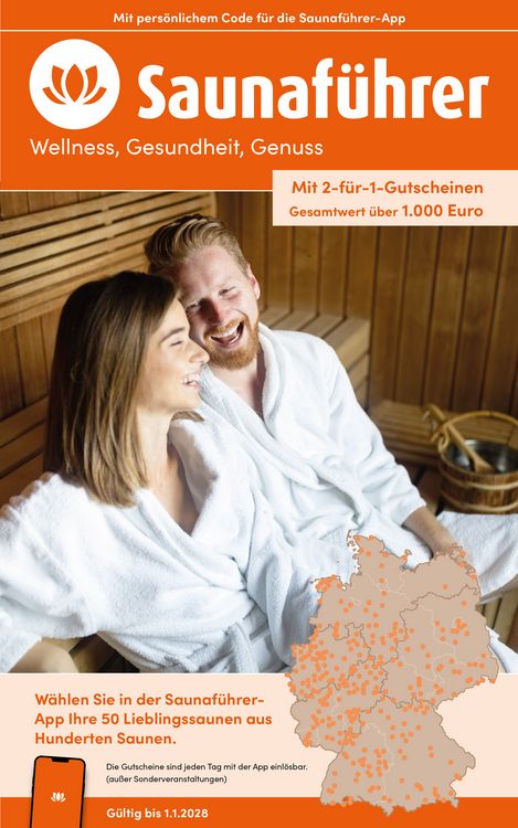 Produktbild: Saunaf&uuml;hrer 2026/2027 - Wellness, Gesundheit, Genuss