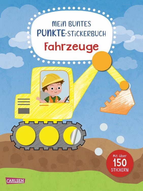 Produktbild: Mein buntes Punkte-Stickerbuch: Fahrzeuge