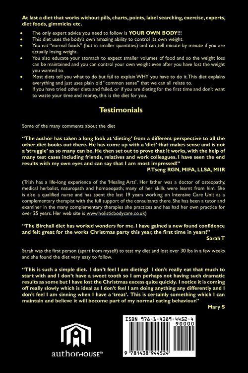 Produktbild: The Birchall Diet