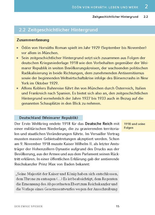 Produktbild: Der ewige Spie&szlig;er von &Ouml;d&ouml;n von Horv&aacute;th - Textanalyse und Interpretation