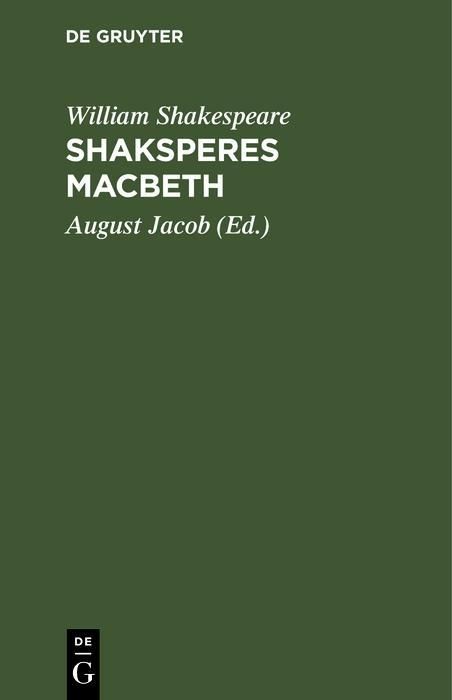 Produktbild: Shaksperes Macbeth