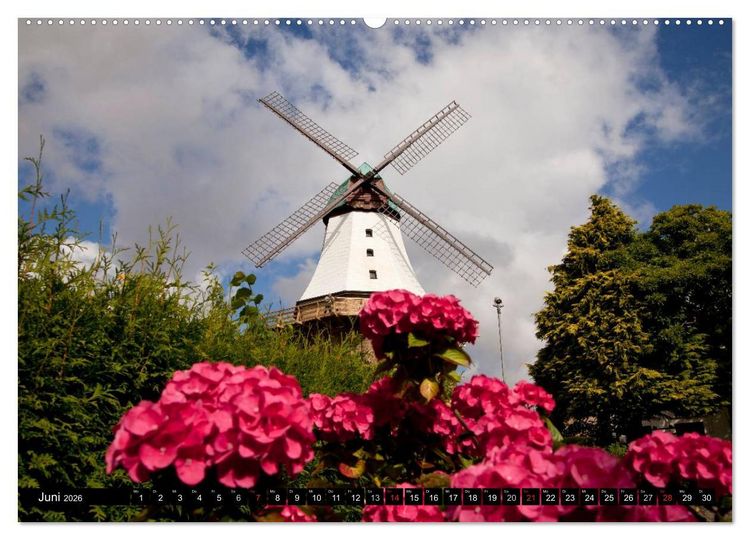 Produktbild: Schleswig-Holstein (hochwertiger Premium Wandkalender 2026 DIN A2 quer), Kunstdruck in Hochglanz