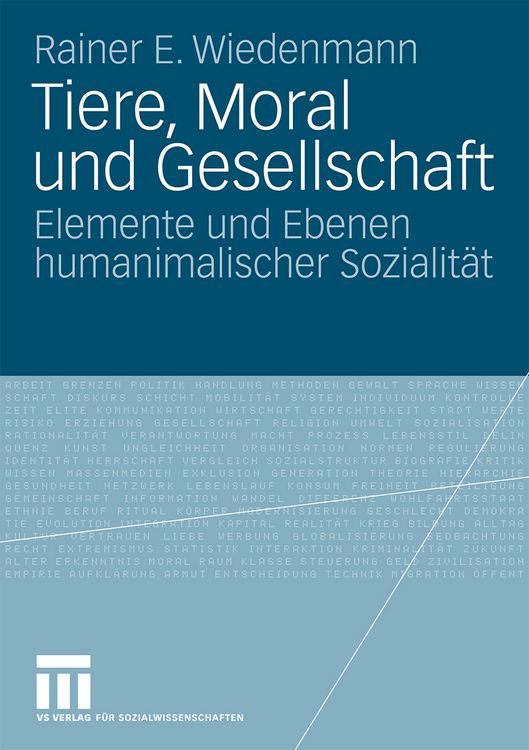 Produktbild: Tiere, Moral und Gesellschaft