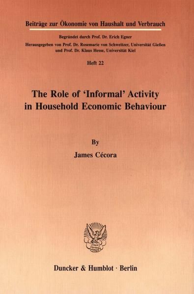 Produktbild: The Role of "Informal" Activity in Household Economic Behaviour.