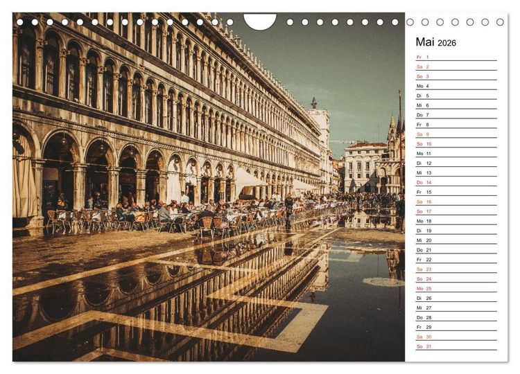 Produktbild: Traumstadt Venedig (Wandkalender 2026 DIN A4 quer), CALVENDO Monatskalender