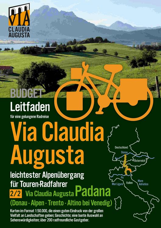 Produktbild: Rad-Route Via Claudia Augusta 2/2 Padana Budget