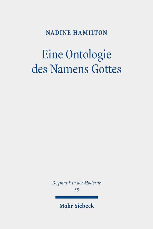 Produktbild: Eine Ontologie des Namens Gottes