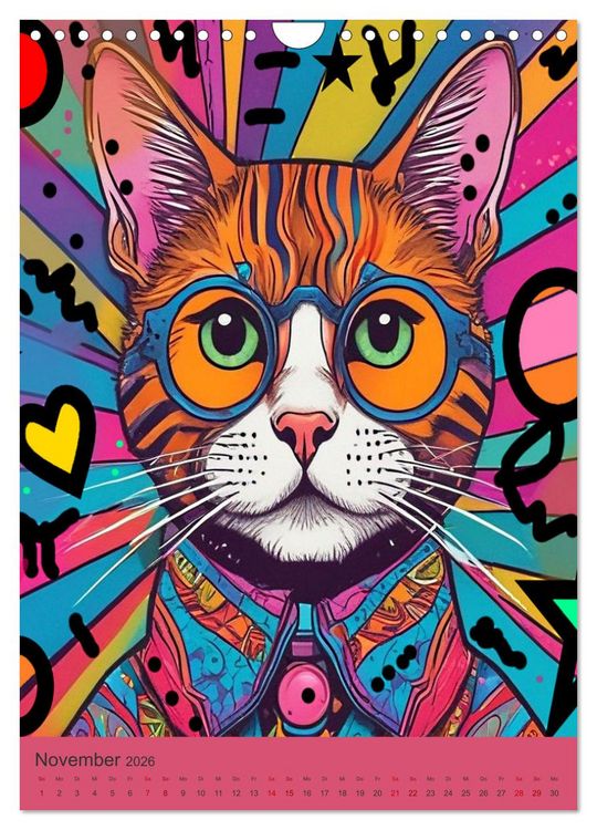 Produktbild: Meine Katze ist der Chef (Wandkalender 2026 DIN A4 hoch), CALVENDO Monatskalender
