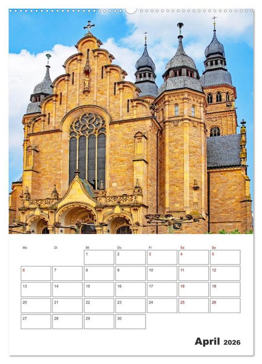 Produktbild: Stadt Speyer - Reiseplaner (Wandkalender 2026 DIN A2 hoch), CALVENDO Monatskalender