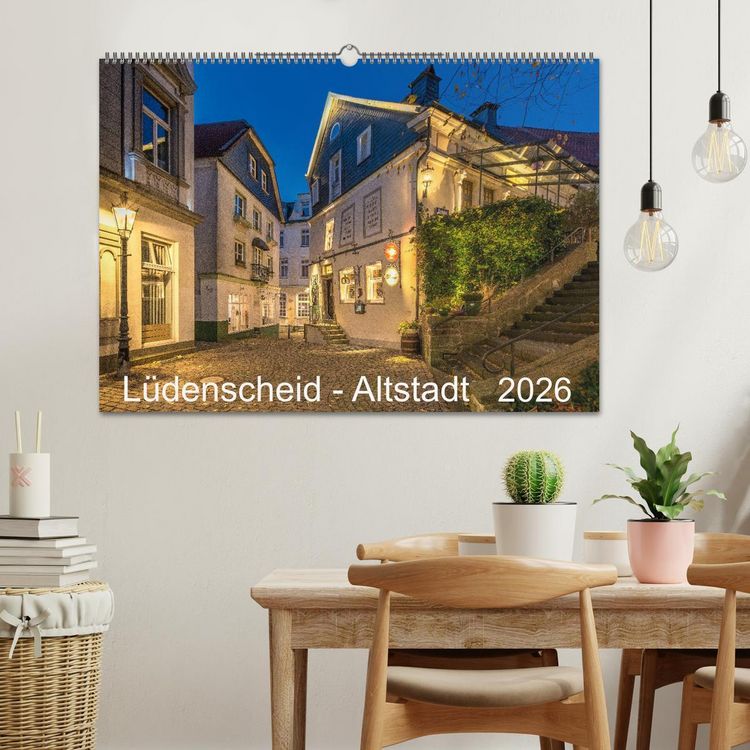Produktbild: L&uuml;denscheid - Die Altstadt 2026 (Wandkalender 2026 DIN A2 quer), CALVENDO Monatskalender