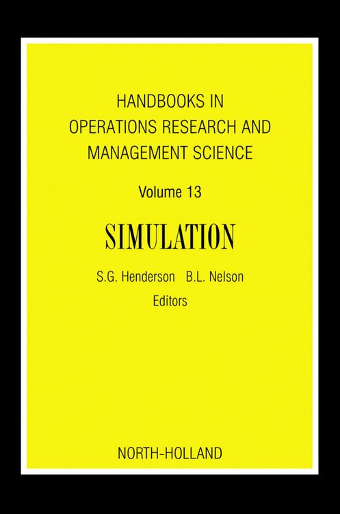 Produktbild: Handbooks in Operations Research and Management Science: Simulation