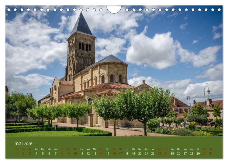 Produktbild: Bourbonnais en Auvergne (Calendrier mural 2026 DIN A4 vertical), CALVENDO calendrier mensuel
