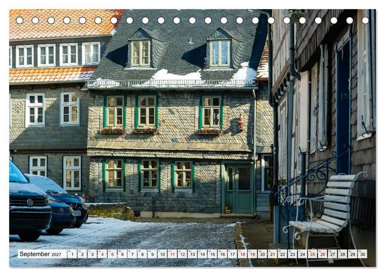 Produktbild: Goslar im Winter (Tischkalender 2027 DIN A5 quer), CALVENDO Monatskalender