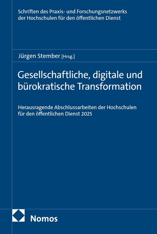 Produktbild: Gesellschaftliche, digitale und b&uuml;rokratische Transformation