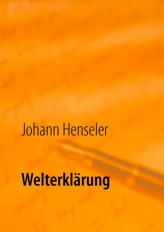 Produktbild: Welterkl&auml;rung