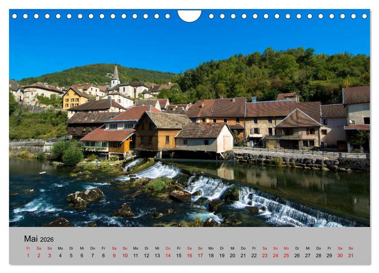 Produktbild: Zauberhaftes Franche Comt&eacute; (Wandkalender 2026 DIN A4 quer), CALVENDO Monatskalender