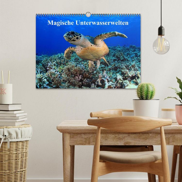 Produktbild: Magische Unterwasserwelten (Wandkalender 2026 DIN A3 quer), CALVENDO Monatskalender