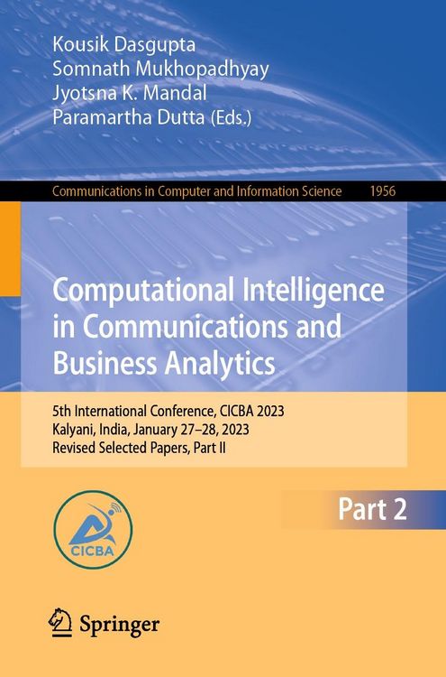 Produktbild: Computational Intelligence in Communications and Business Analytics