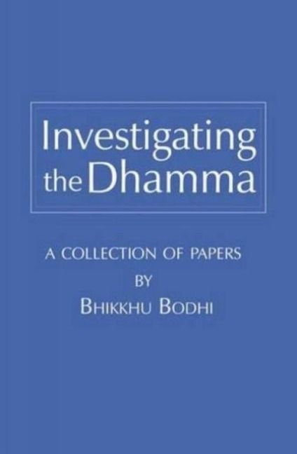 Produktbild: Investigating the Dhamma