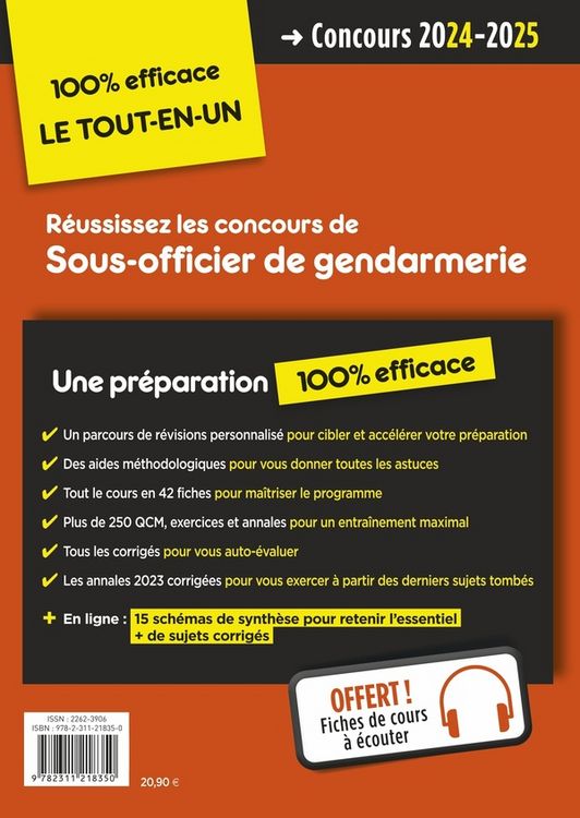 Produktbild: Concours Sous Officier de Gendarmerie: Preparation Rapide et