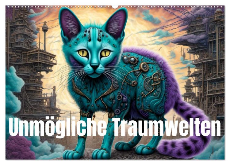 Produktbild: unm&ouml;gliche Traumwelten (Wandkalender 2026 DIN A2 quer), CALVENDO Monatskalender