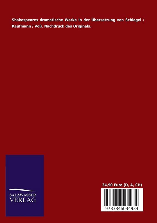 Produktbild: Shakespeares dramatische Werke