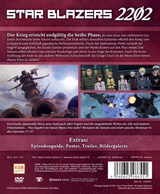 Produktbild: Star Blazers 2202 - Space Battleship Yamato - Vol.4 (Ep. 17-21)