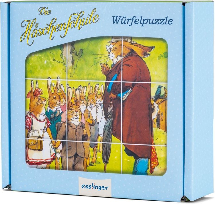 Produktbild: Die H&auml;schenschule: W&uuml;rfelpuzzle