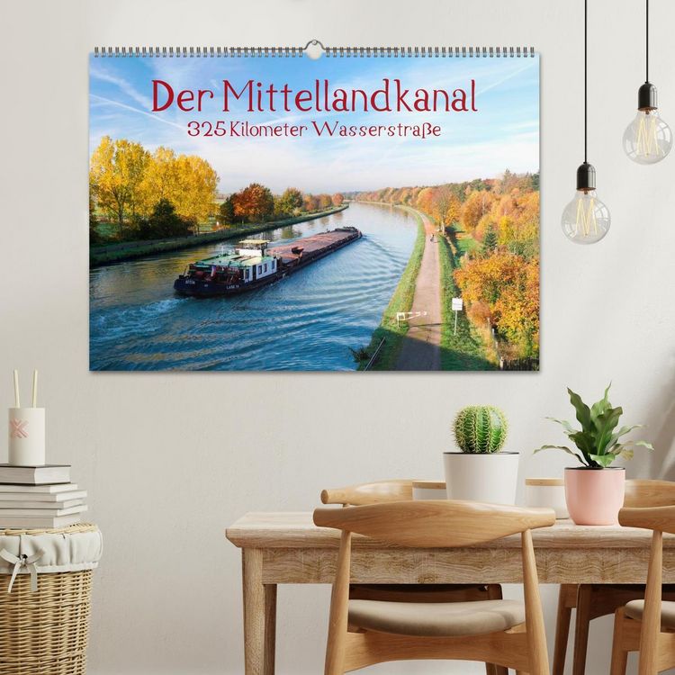 Produktbild: Der Mittellandkanal - 325 Kilometer Wasserstra&szlig;e (Wandkalender 2026 DIN A2 quer), CALVENDO Monatskalender