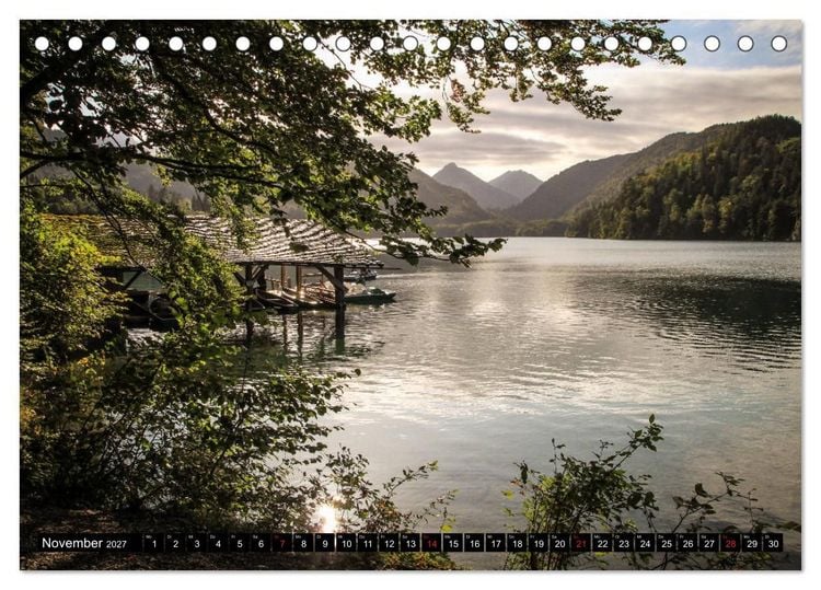 Produktbild: Faszination Allg&auml;u (Tischkalender 2027 DIN A5 quer), CALVENDO Monatskalender