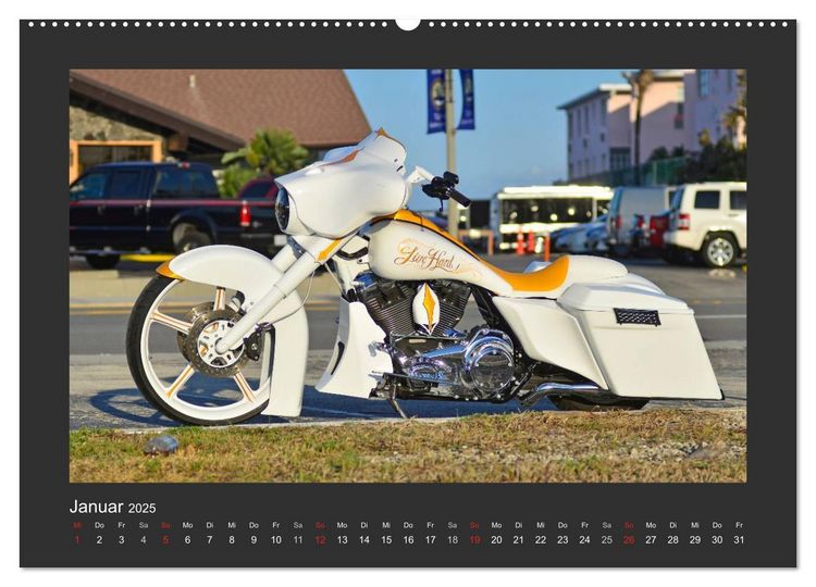 Produktbild: BEST OF HARLEY-DAVIDSON BAGGER-STYLE (Wandkalender 2025 DIN A2 quer), CALVENDO Monatskalender