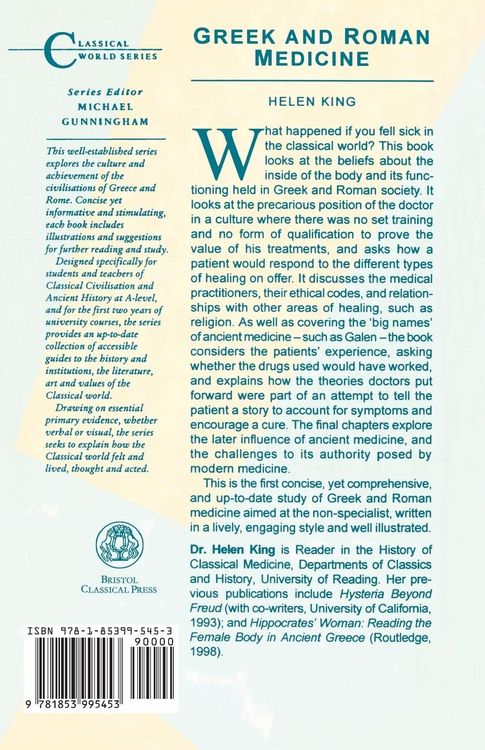 Produktbild: Greek and Roman Medicine