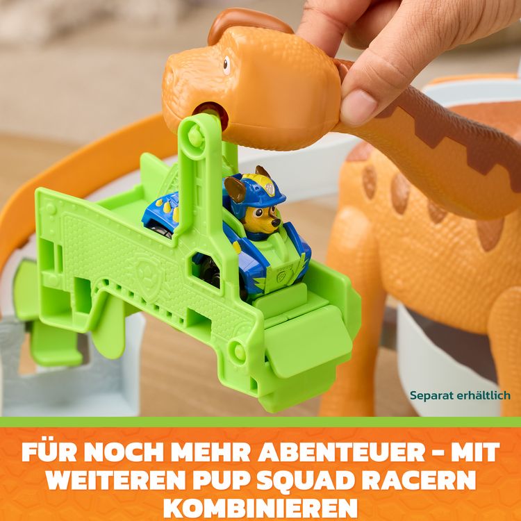 Produktbild: PAW Patrol: Der Dino Film, Pup Squad Lift & Race Dino Spielset mit Racer