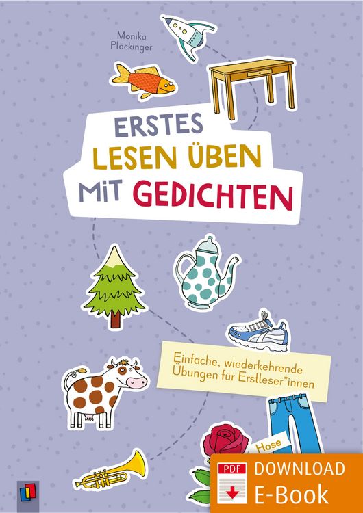 Produktbild: Erstes Lesen &uuml;ben mit Gedichten