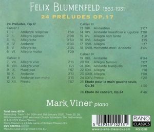 Produktbild: Blumenfeld:24 Preludes op.17