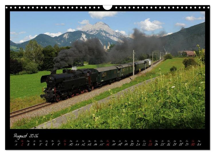 Produktbild: Mit Volldampf durch Mitteleuropa (Wandkalender 2026 DIN A3 quer), CALVENDO Monatskalender