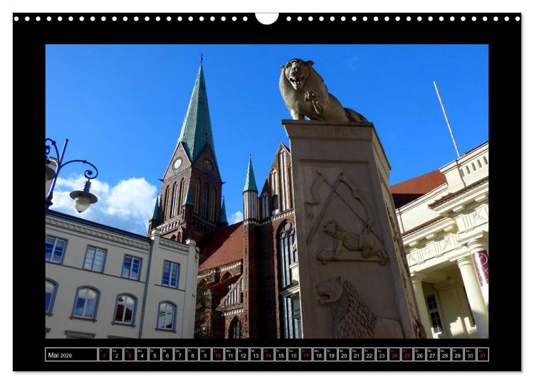 Produktbild: Residenzstadt Schwerin (Wandkalender 2026 DIN A3 quer), CALVENDO Monatskalender