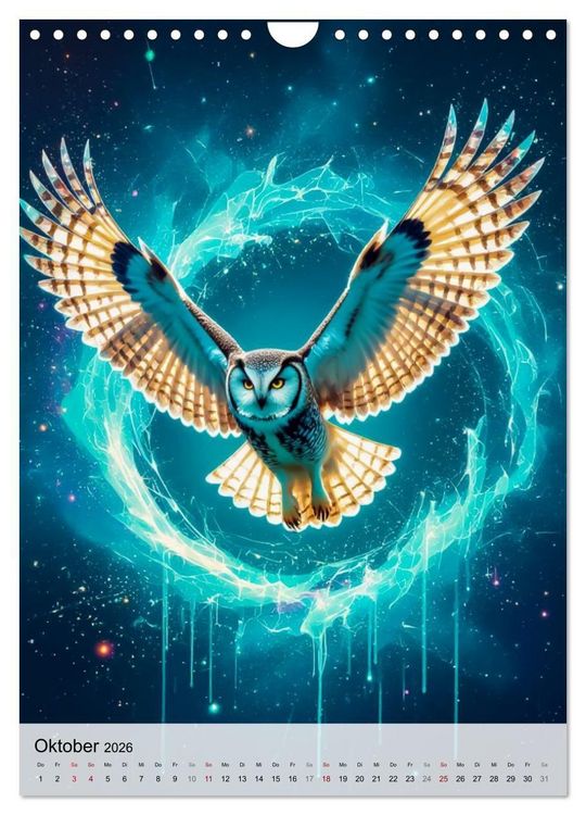 Produktbild: Neon Wildlife (Wandkalender 2026 DIN A4 hoch), CALVENDO Monatskalender
