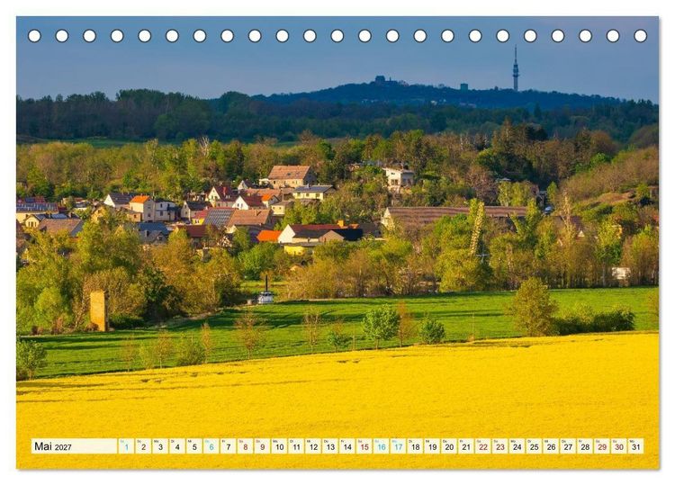 Produktbild: Willkommen im Saalekreis (Tischkalender 2027 DIN A5 quer), CALVENDO Monatskalender