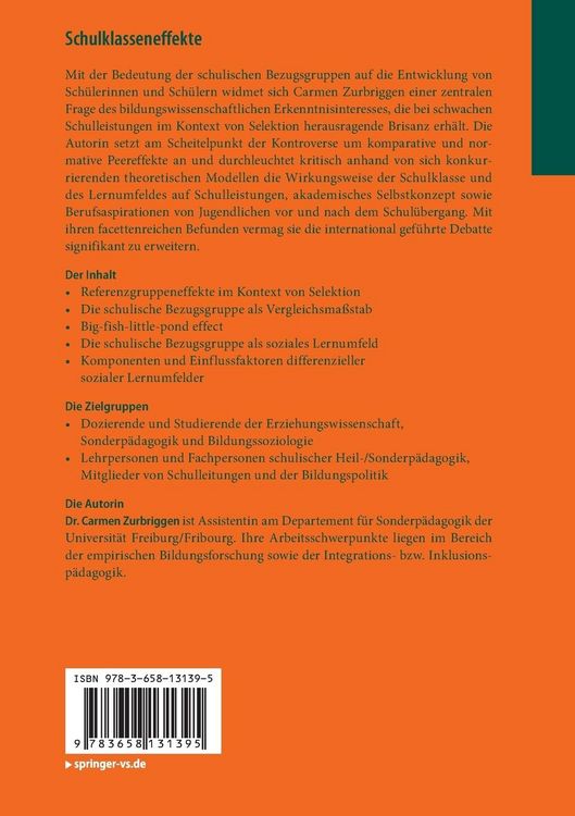 Produktbild: Schulklasseneffekte