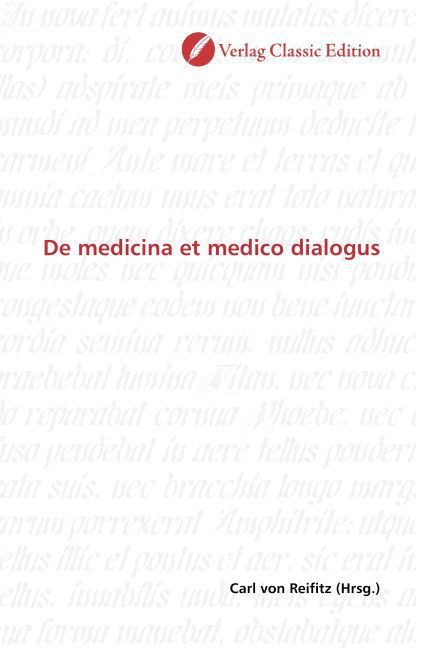 Produktbild: De medicina et medico dialogus