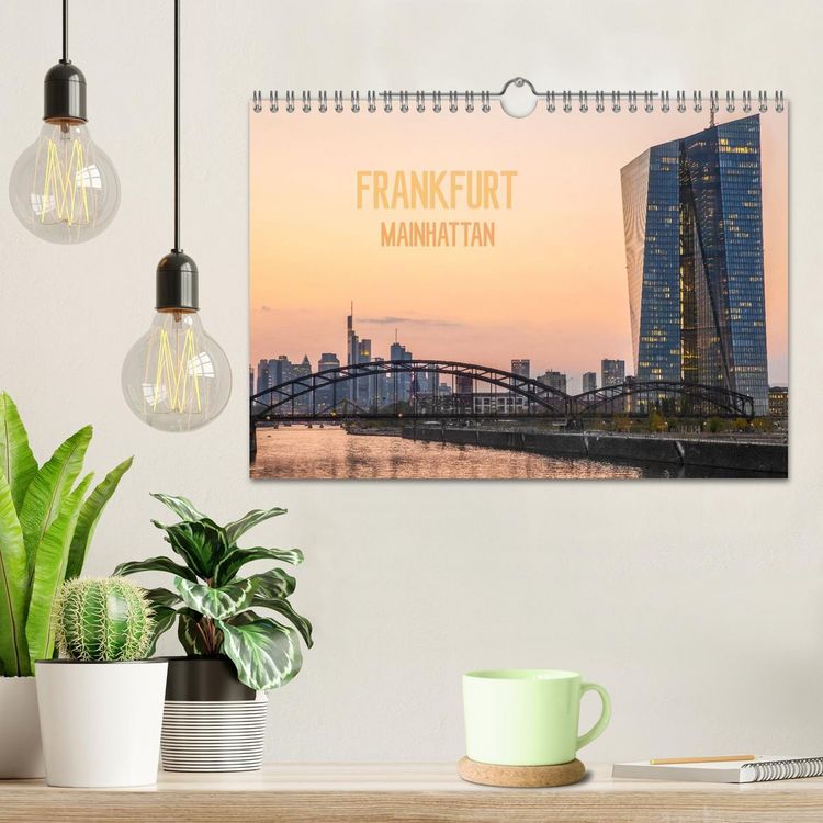 Produktbild: Frankfurt Mainhattan (Wandkalender 2026 DIN A4 quer), CALVENDO Monatskalender
