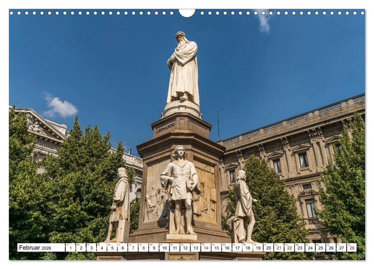 Produktbild: Italien - Mailand (Wandkalender 2026 DIN A3 quer), CALVENDO Monatskalender