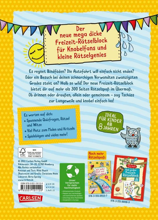 Produktbild: Mein MEGA Freizeit-R&auml;tselblock