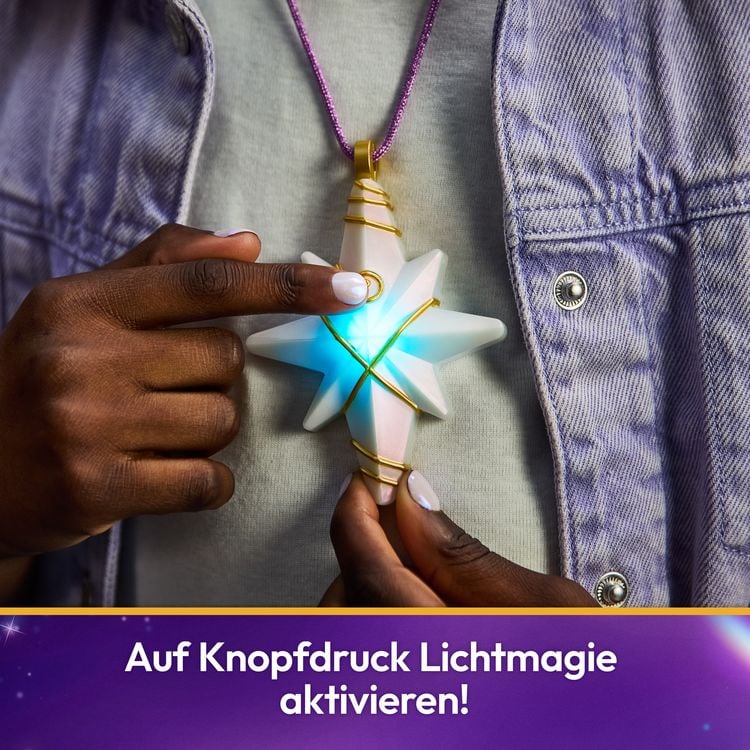 Produktbild: Unicorn Academy Schmuckset - Sophias Kette mit magischen Lichteffekten und Ring, passend zur beliebten Netflix-Serie