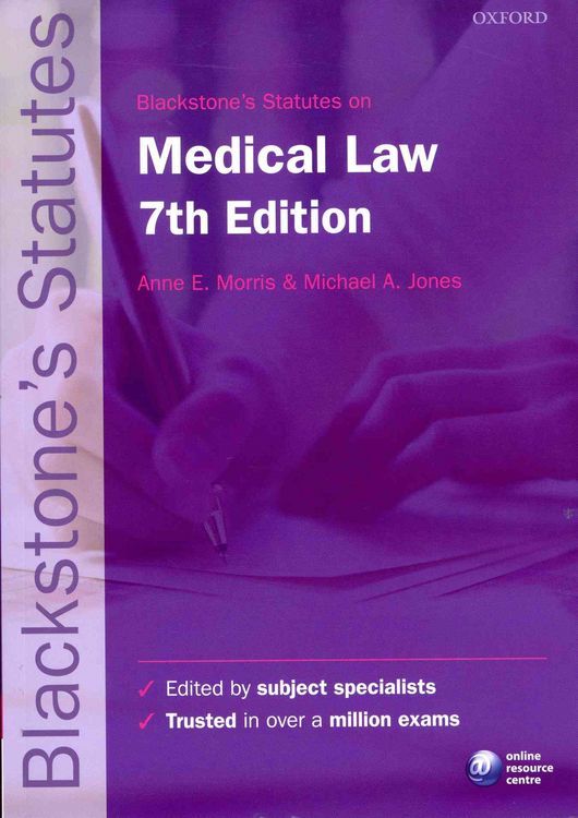 Produktbild: Blackstone's Statutes on Medical Law